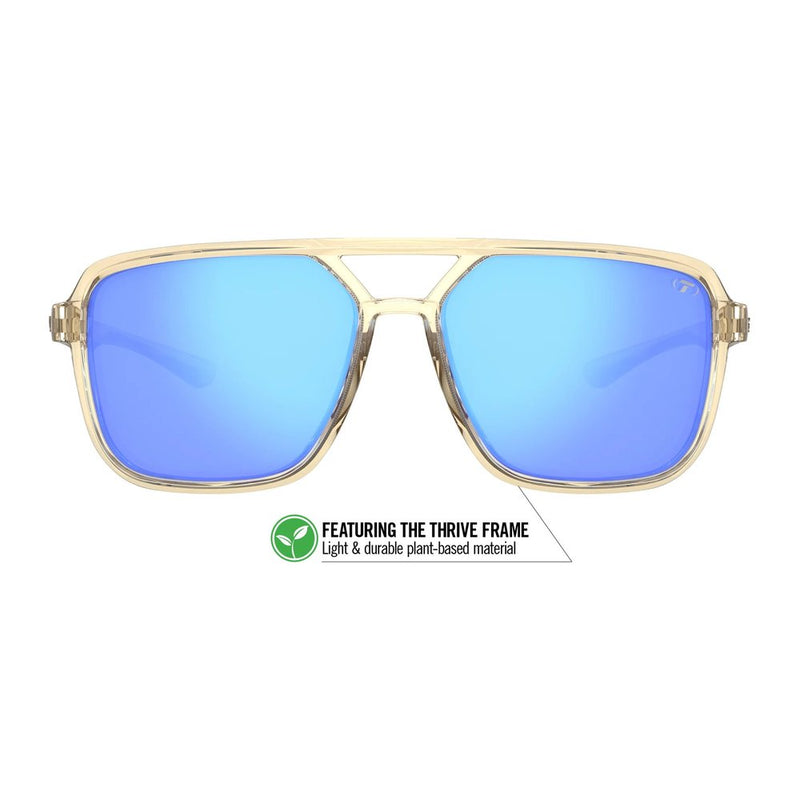 Tifosi Optics Salto Golden Ray Sky Blue Mirror Sunglasses