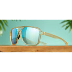Tifosi Optics Salto Golden Ray Sky Blue Mirror Sunglasses