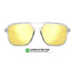 Tifosi Optics Salto Crystal Clear Smoke Yellow Mirror Sunglasses