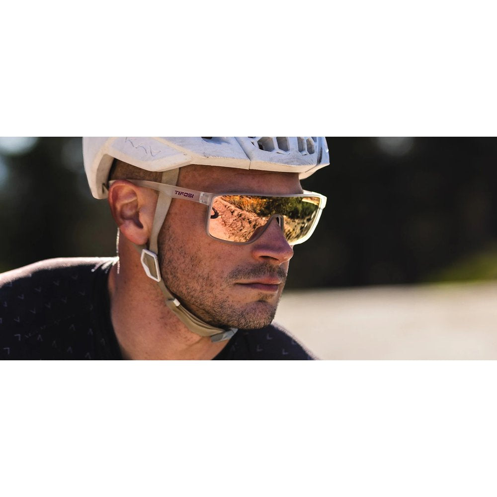 Tifosi Optics Sanctum Satin Clear Pink Mirror Sunglasses