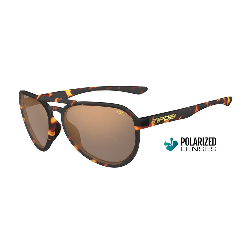 Tifosi Optics Selca Matte Tortoise Brown No Mirror Sunglasses