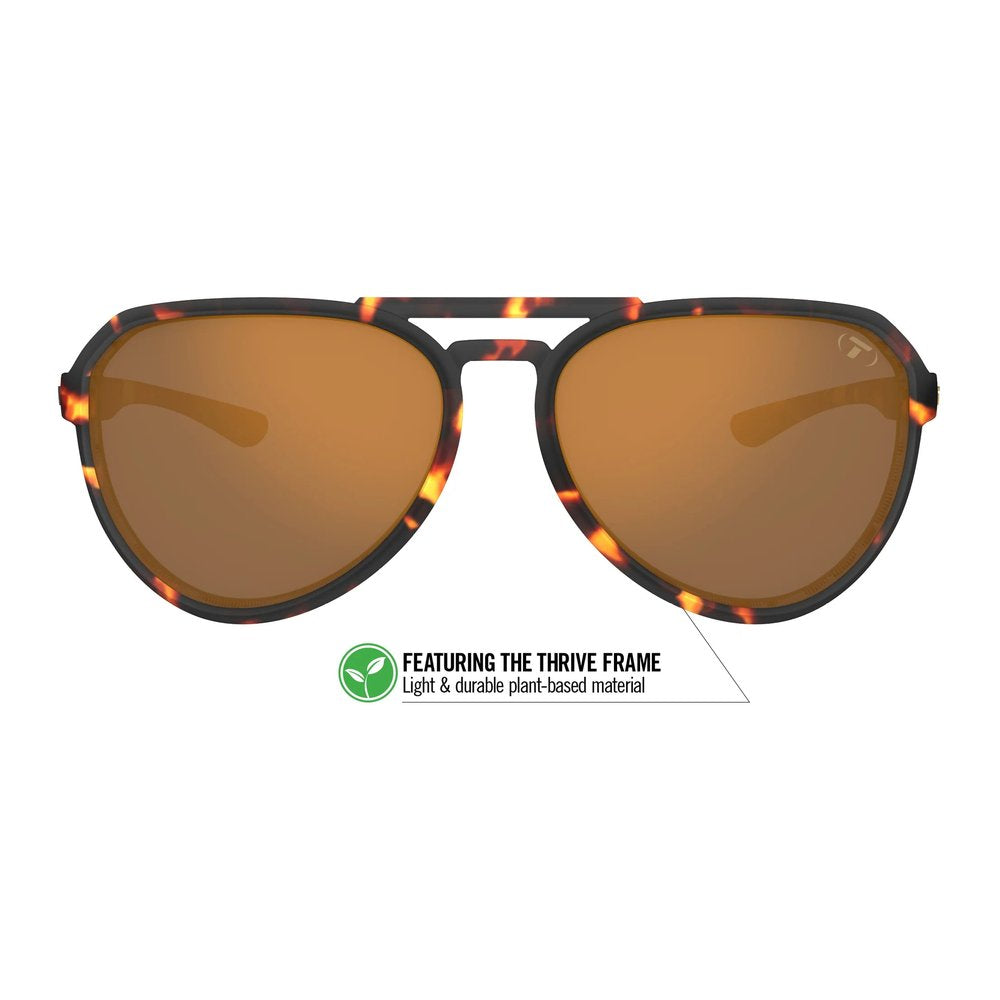 Tifosi Optics Selca Matte Tortoise Brown No Mirror Sunglasses