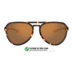 Tifosi Optics Selca Matte Tortoise Brown No Mirror Sunglasses