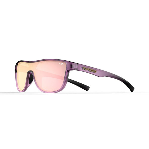 Tifosi Optics Sizzle Crystal Peach Blush Pink Mirror Sunglasses