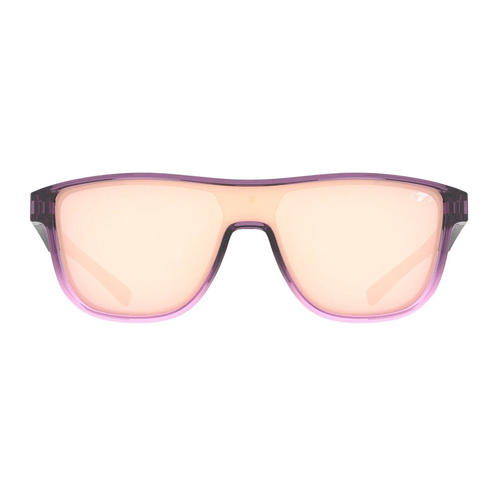 Tifosi Optics Sizzle Crystal Peach Blush Pink Mirror Sunglasses