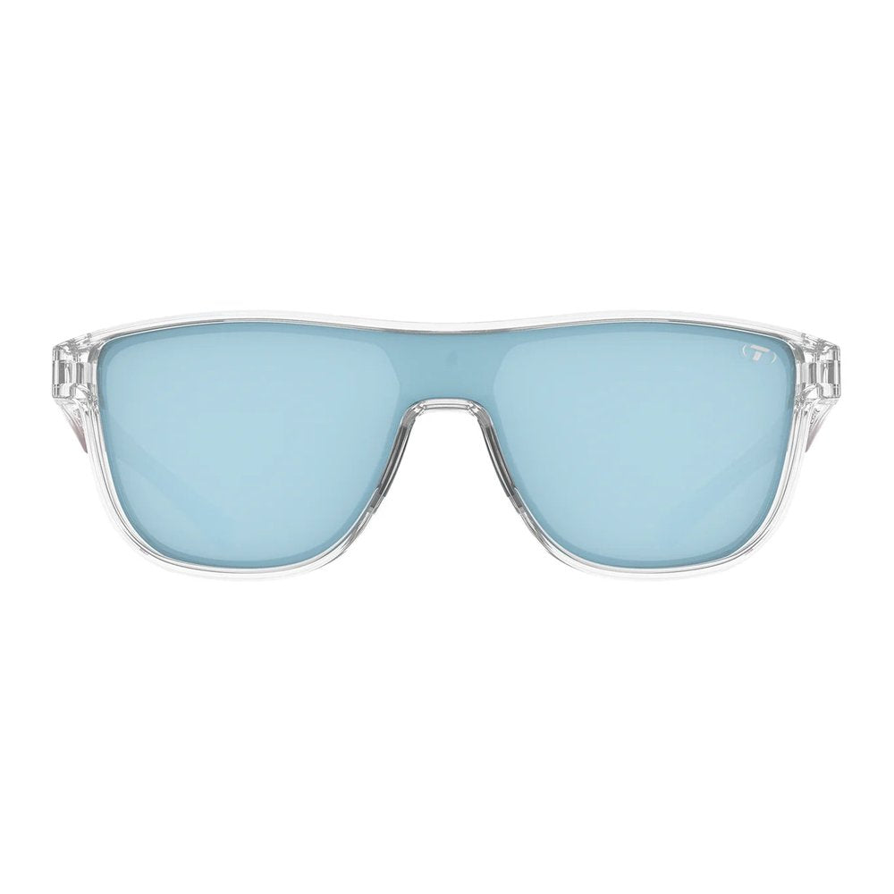 Tifosi Optics Sizzle Avant Clear Smoke Bright Blue Mirror Sunglasses