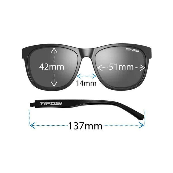 Tifosi Optics Swank Crystal Brown / Onyx Brown Gradient Sunglasses