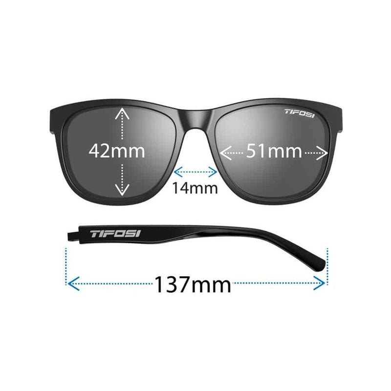 Tifosi Optics Swank Crystal  Brown / Onyx Brown Gradient Sunglasses