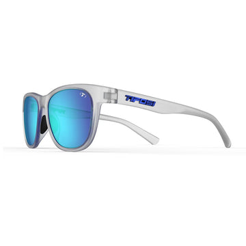 Tifosi Optics Swank Satin Clear Clarion Blue Polarized Sunglasses