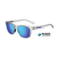 Tifosi Optics Swank Satin Clear Clarion Blue Polarized Sunglasses