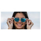 Tifosi Optics Swank Satin Clear Clarion Blue Polarized Sunglasses