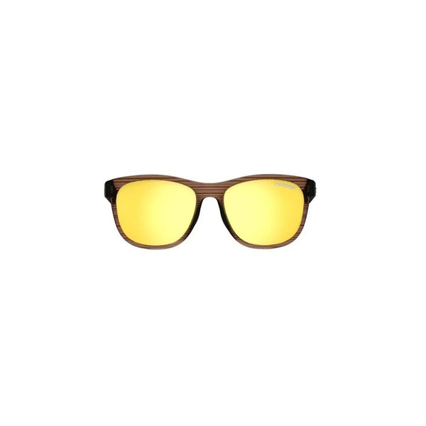 Tifosi Optics Swank Woodgrain Smoke Yellow Mirror Sunglasses