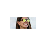 Tifosi Optics Swank Woodgrain Smoke Yellow Mirror Sunglasses
