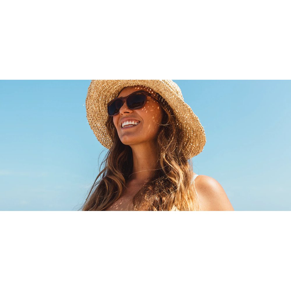 Tifosi Optics Swank X-Large Woodgrain Brown Polarized Sunglasses
