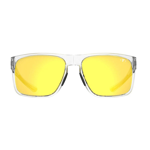 Tifosi Optics Swick Crystal Clear Smoke Yellow Mirror Sunglasses