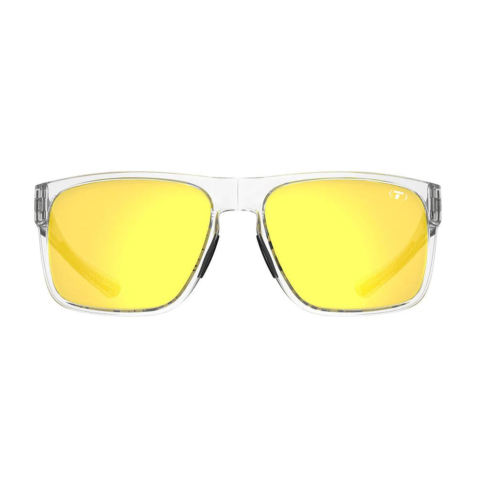 Tifosi Optics Swick Crystal Clear Smoke Yellow Mirror Sunglasses