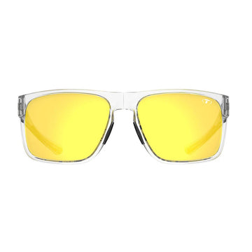 Tifosi Optics Swick Crystal Clear Smoke Yellow Mirror Sunglasses
