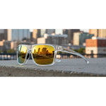 Tifosi Optics Swick Crystal Clear Smoke Yellow Mirror Sunglasses