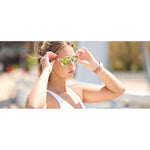 Tifosi Optics Swick Crystal Clear Smoke Yellow Mirror Sunglasses
