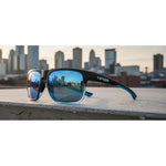 Tifosi Optics Swick Onyx Blue Fade Sky Blue Mirror Sunglasses