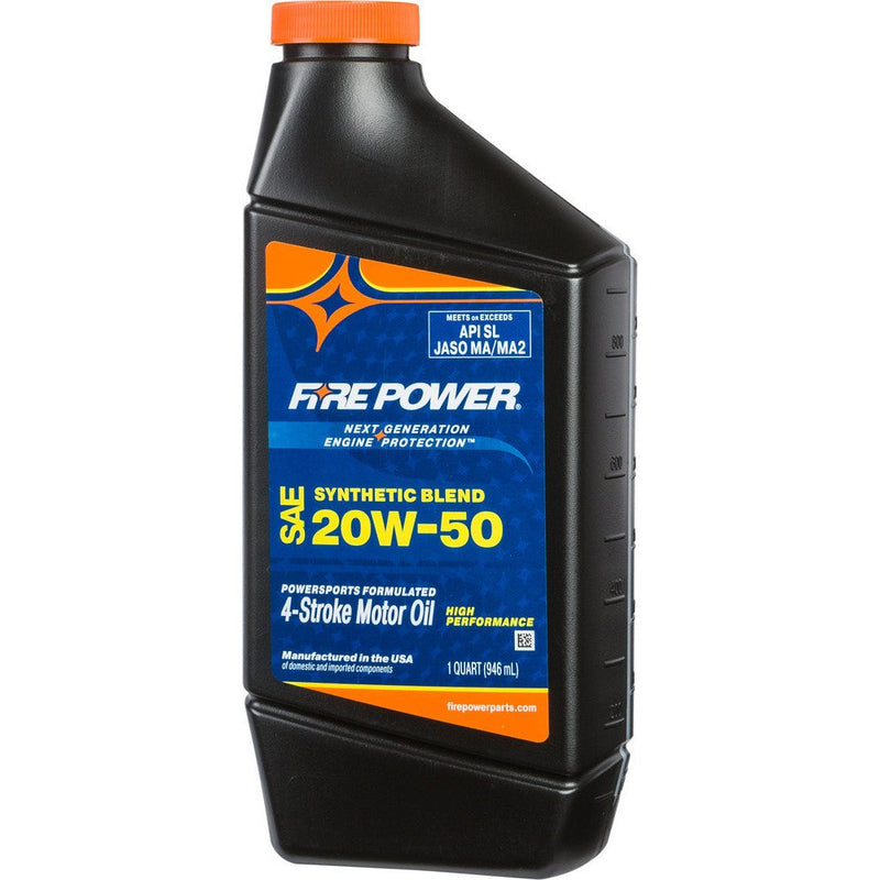 Synthetic Blend 4-Stroke Oil 20W-50 Qt 12 / Case