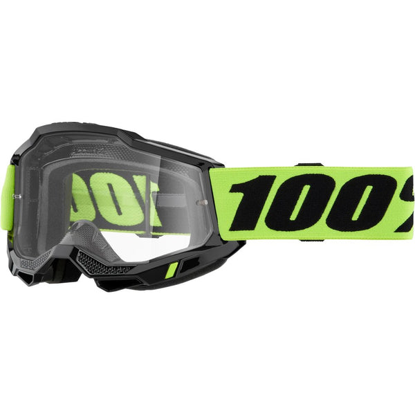 100Percent Accuri 2 Junior Goggle Neon Yellow Clear Lens