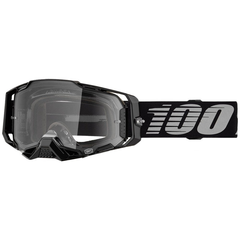 100Percent Armega Goggle Black Clear Lens