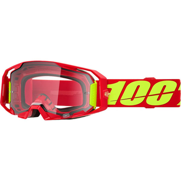 100Percent Armatic Goggle Red Clear Lens