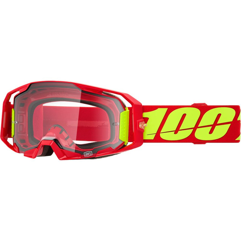 100Percent Armatic Goggle Red Clear Lens