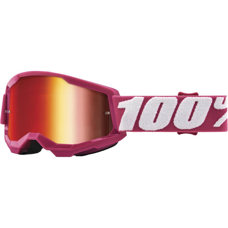 100Percent Strata 2 Junior Goggle Fletcher Mirror Red Lens