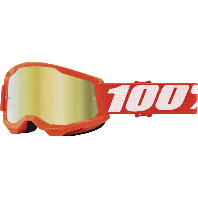 100Percent Strata 2 Junior Goggle Orange Mirror Gold Lens