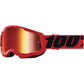 Strata 2 Junior Goggle Red Mirror Red Lens