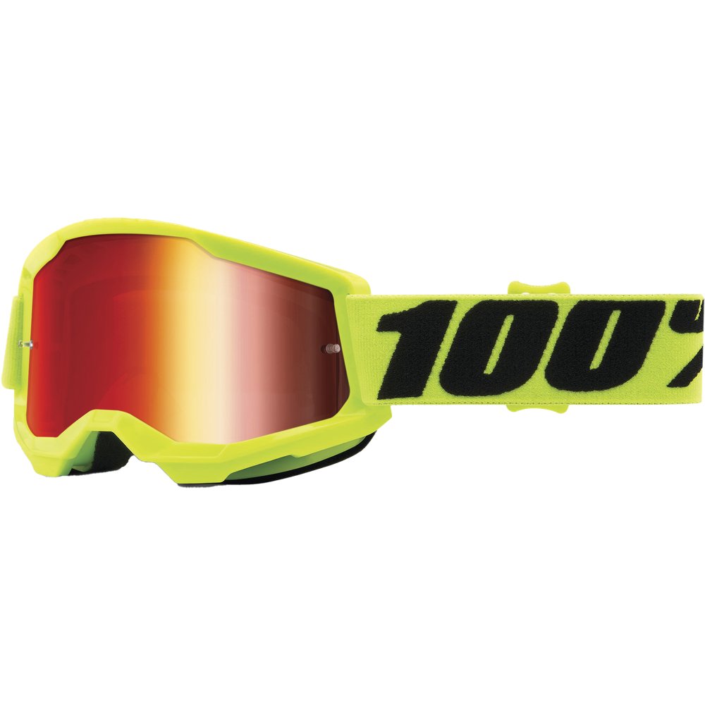 Strata 2 Junior Goggle Fluo Yellow Mirror Red Lens