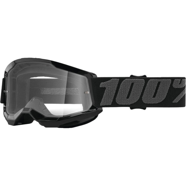 100Percent Strata 2 Junior Goggle Black Clear Lens