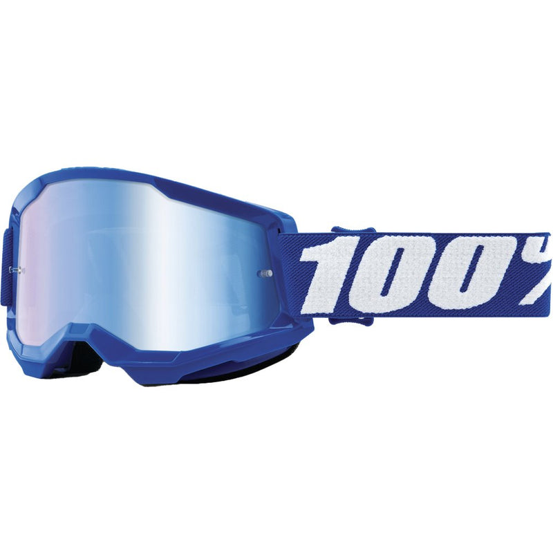 100Percent Strata 2 Goggle Blue Mirror Blue Lens
