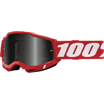 Accuri 2 Sand Goggle Neon Red Smoke Lens