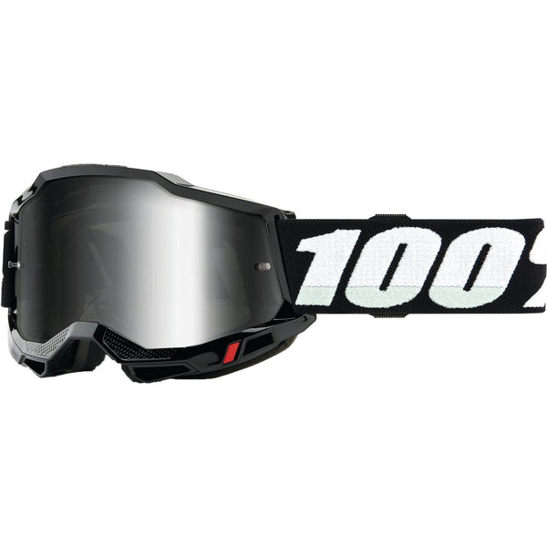 100Percent Accuri 2 Goggle Black Mirror Silver Lens