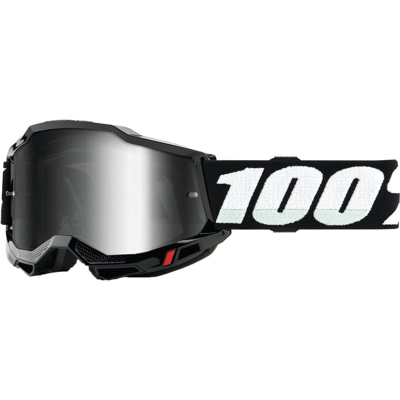 100Percent Accuri 2 Goggle Black Mirror Silver Lens