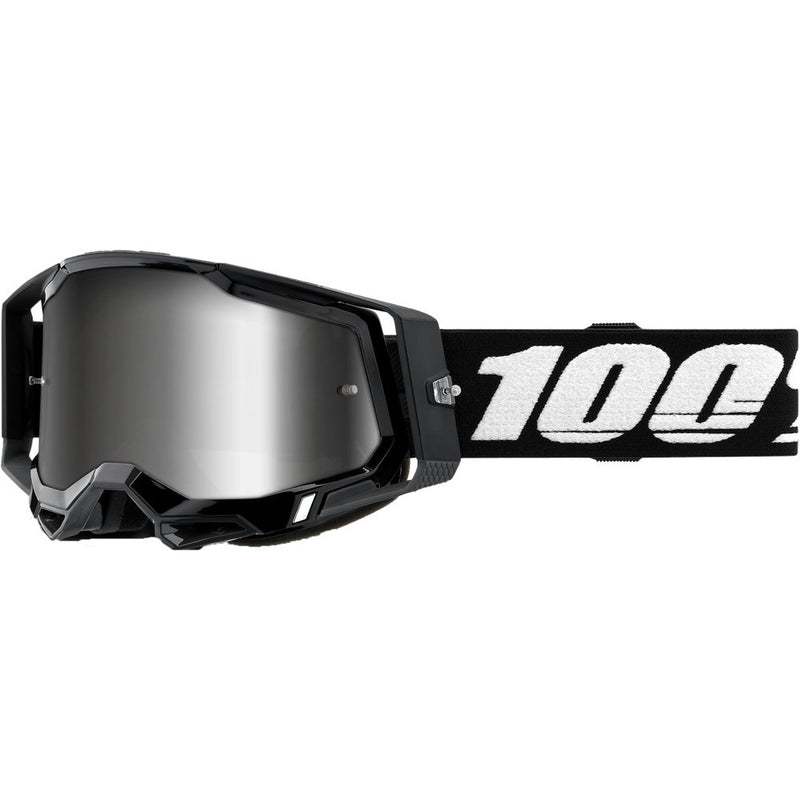100Percent Racecraft 2 Goggle Black Mirror Silver Lens