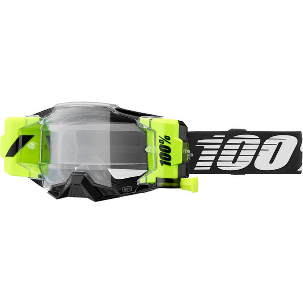 100Percent Armega Forecast Goggle Black Clear Lens