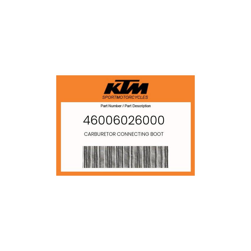 Caburetor Connecting Boot 2000