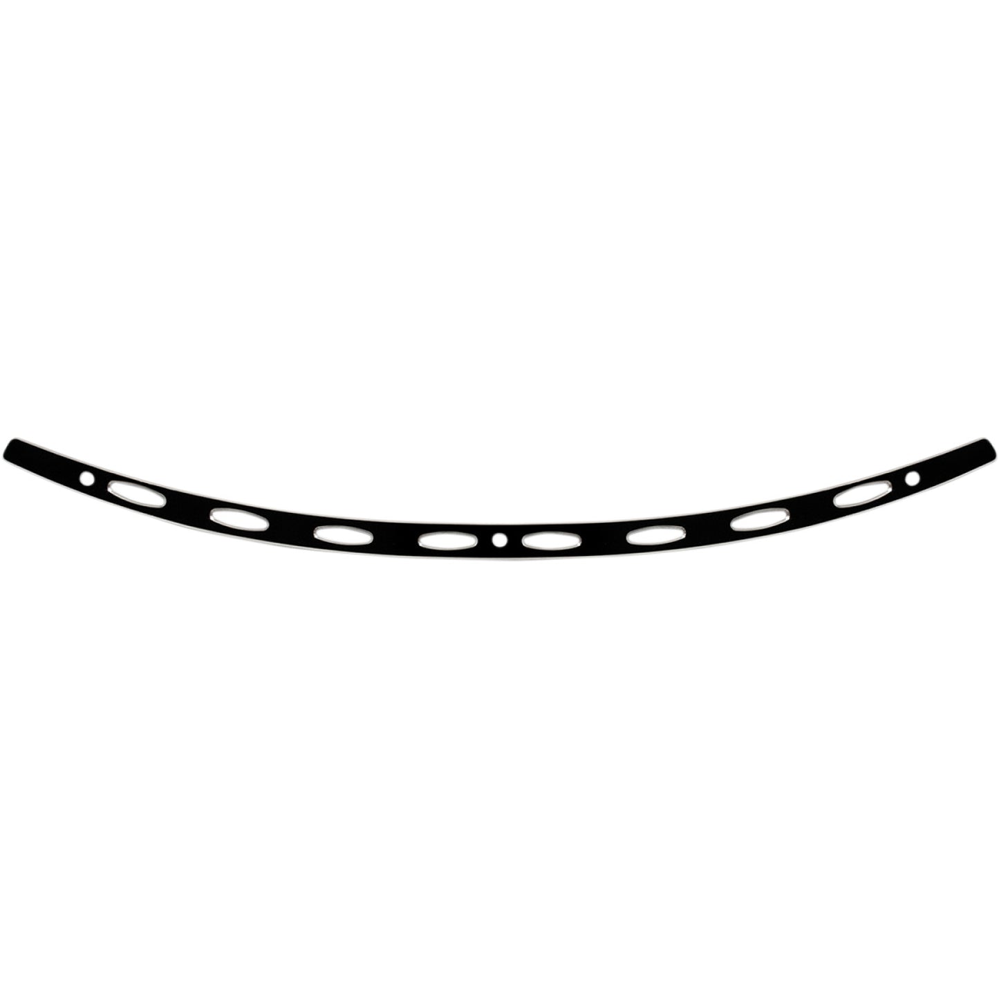 Memphis Shades Windshield Trim - Black - Oval - FLH MEB0975