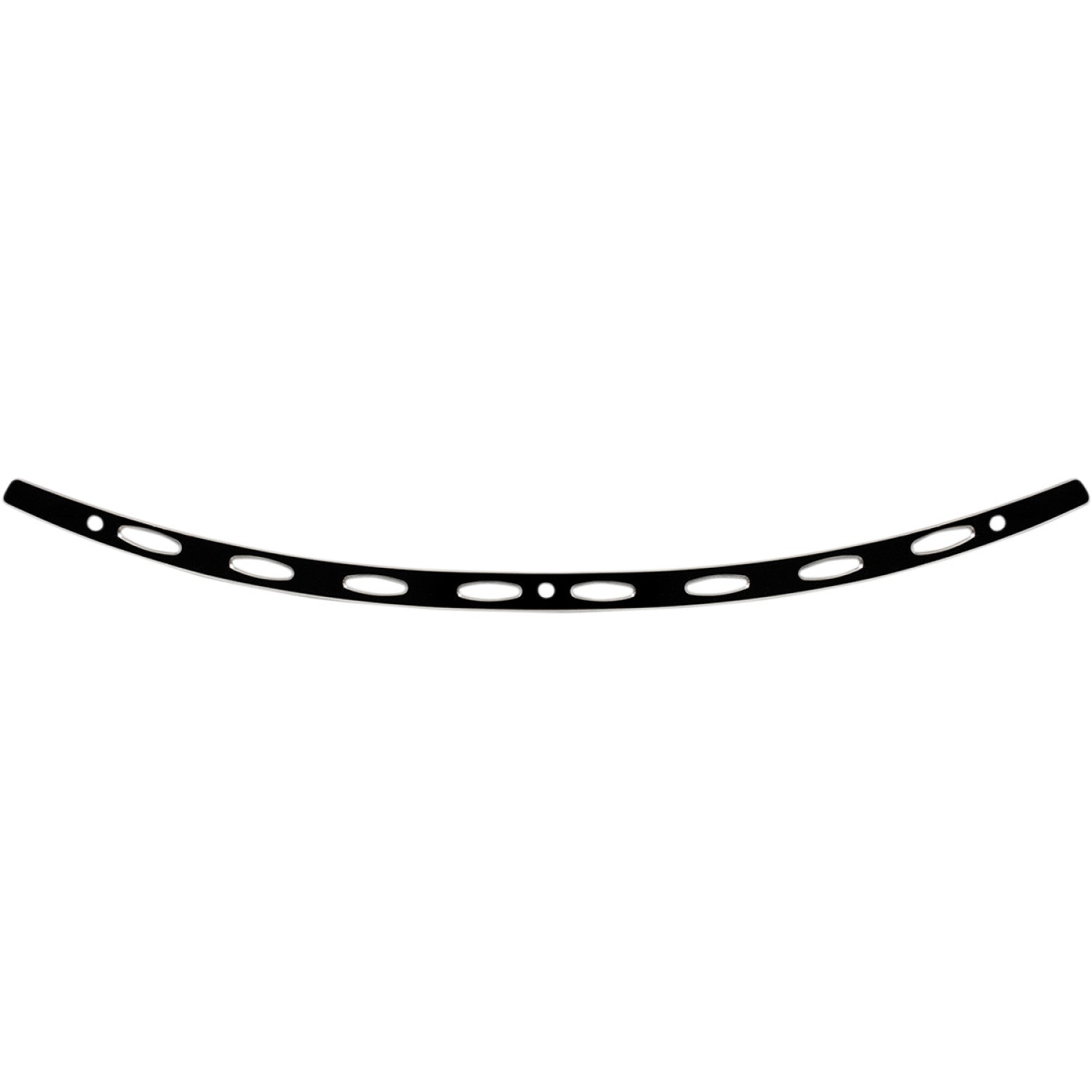 Memphis Shades Windshield Trim - Black - Oval - FLH MEB0975