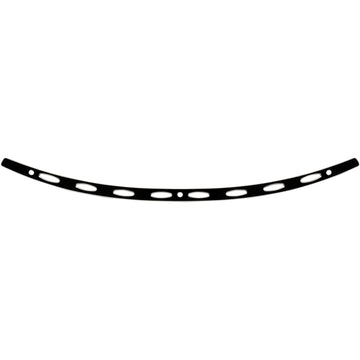 Memphis Shades Windshield Trim - Black - Oval - FLH MEB0975