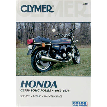 CLYMER Manual - Honda - CB750 SOHC CM341