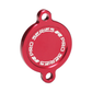 Oil Filter Cover Red Kaw