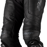 RST Women's S1 CE Leather Pants - Black/Black - M