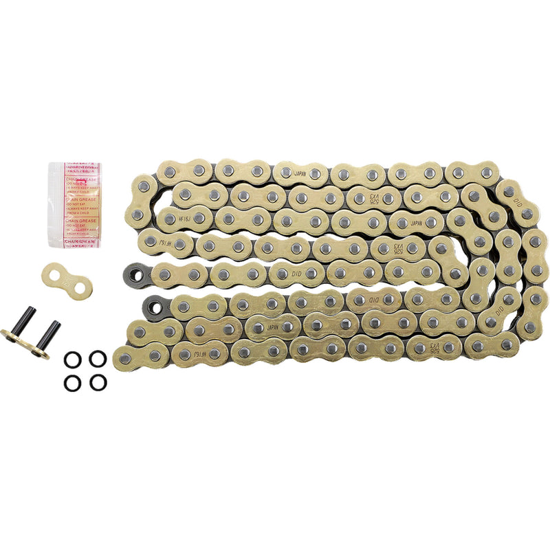 DID 525 VX3 - Drive Chain - 110 Links - Gold M525VX3G110ZB | Drive Chain   X'ring Types