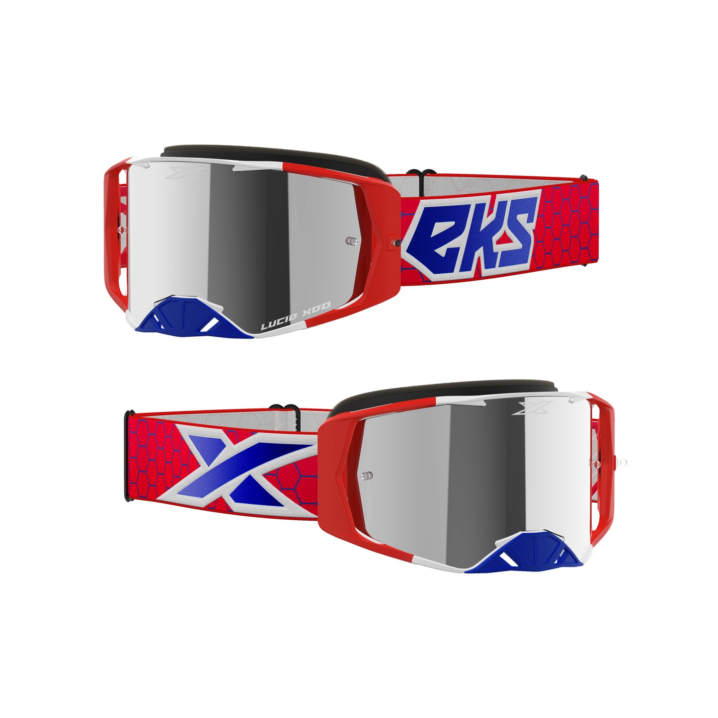 Lucid Goggle Patriot W/Silver Mirror