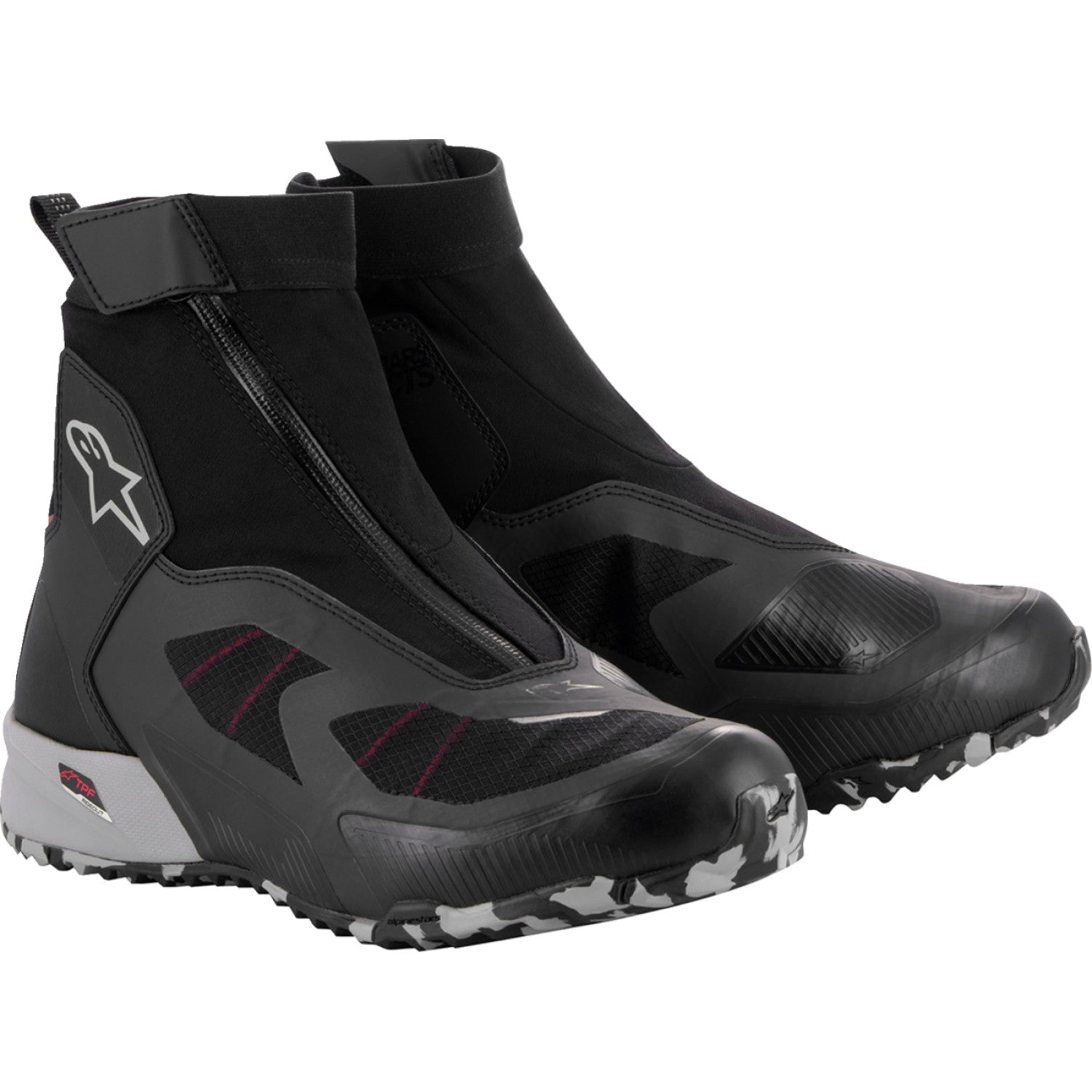 ALPINESTARS CR-8 Gore-Tex? Shoes - Black/Grey/Red - US 11.5 2338224122211.5